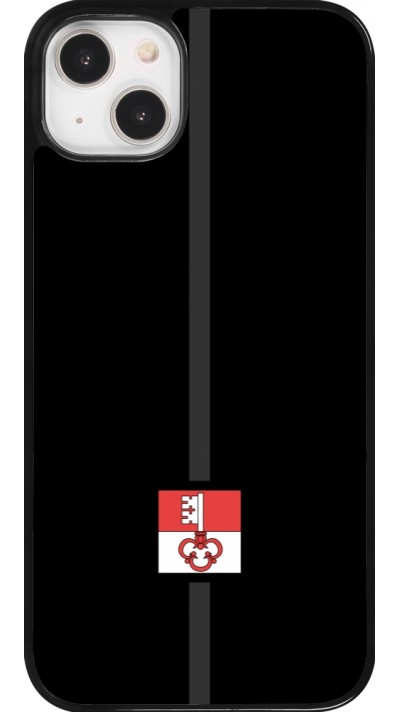 iPhone 14 Plus Case Hülle - Kanton OW schwarz