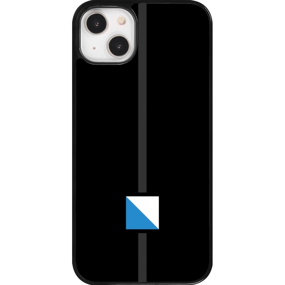 iPhone 14 Plus Case Hülle - Kanton ZH schwarz