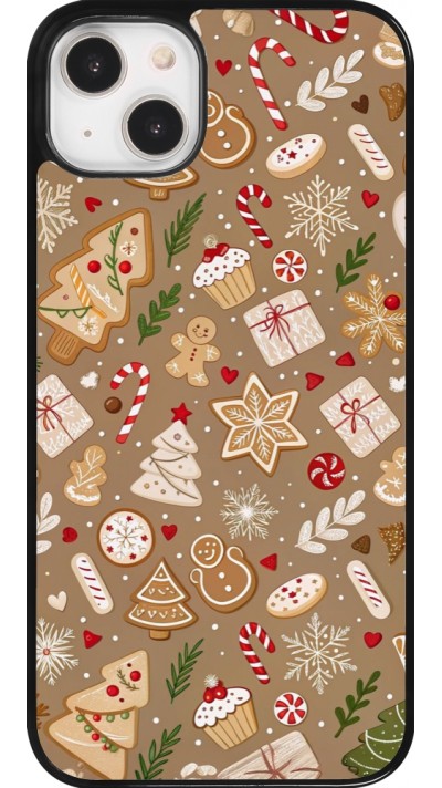 Coque iPhone 14 Plus - Christmas 25 Pattern Ginger Cookie