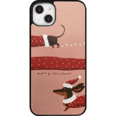 Coque iPhone 14 Plus - Christmas 25 Teckel Merry Xmas