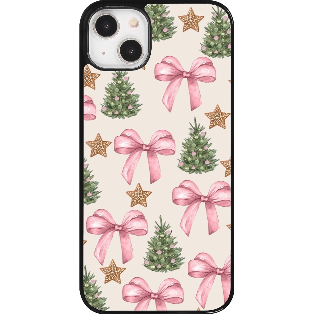 Coque iPhone 14 Plus - Christmas 25 Vintage Ribbons