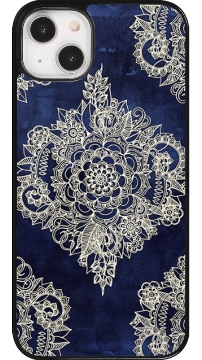 iPhone 14 Plus Case Hülle - Cream Flower Moroccan