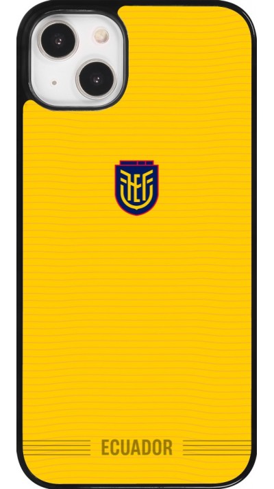 Coque iPhone 14 Plus - Maillot de football E?quateur 2026 personnalisable