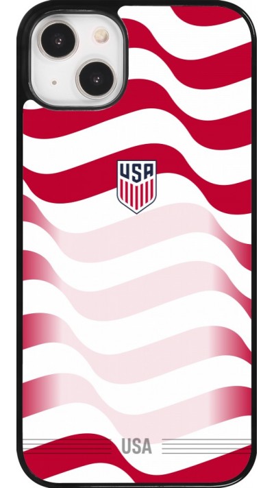 Coque iPhone 14 Plus - Maillot de football E?tats Unis 2026 personnalisable