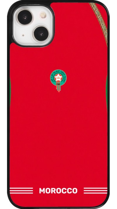 Coque iPhone 14 Plus - Maillot de football Maroc 2026 personnalisable