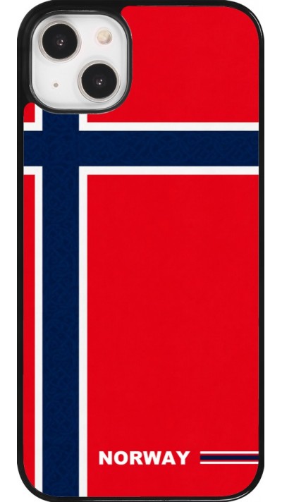 Coque iPhone 14 Plus - Maillot de football Norvège 2026 personnalisable