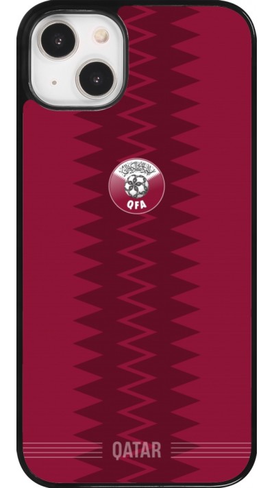Coque iPhone 14 Plus - Maillot de football Qatar 2026 personnalisable