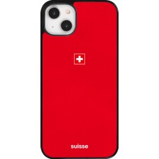 Coque iPhone 14 Plus - Maillot de football Suisse 2026 personnalisable