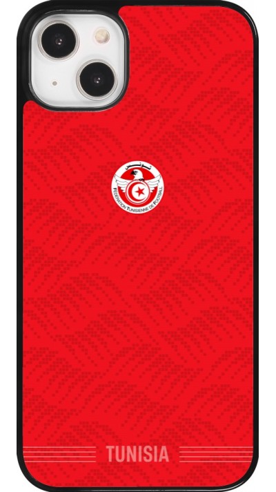 Coque iPhone 14 Plus - Maillot de football Tunisie 2026 personnalisable