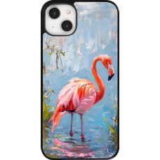 Coque iPhone 14 Plus - Paint Flamingo