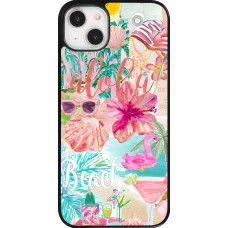 Coque iPhone 14 Plus - Preppy Collage Aloha