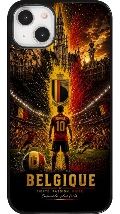 Coque iPhone 14 Plus - Football Belgique splash 2026