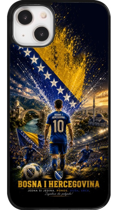 Coque iPhone 14 Plus - Football Bosnie-Herzégovine splash 2026