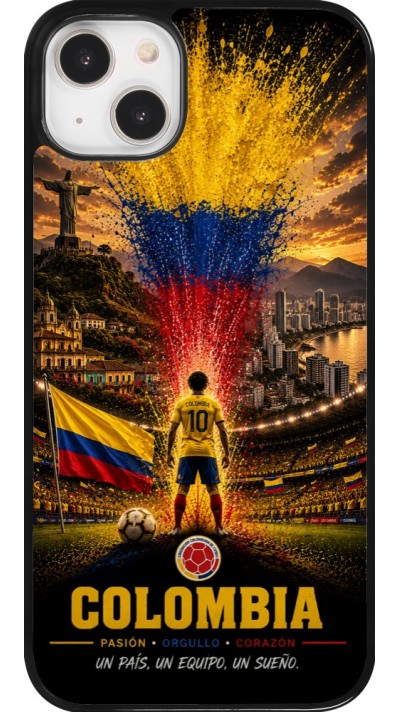 Coque iPhone 14 Plus - Football Colombie splash 2026