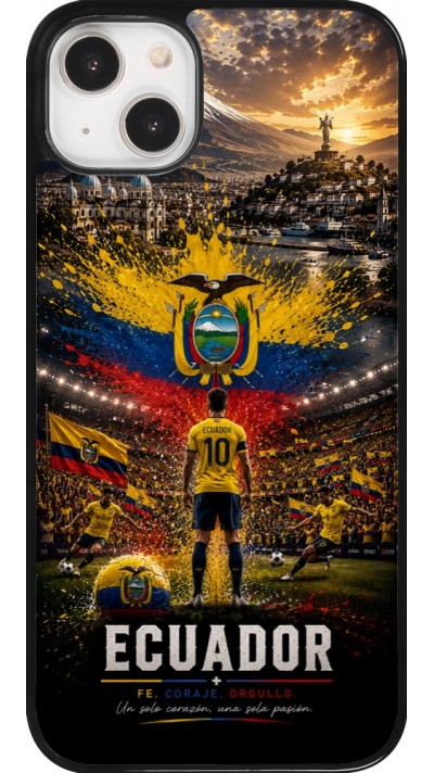 Coque iPhone 14 Plus - Football Équateur splash 2026