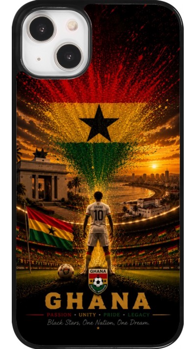 Coque iPhone 14 Plus - Football Ghana splash 2026