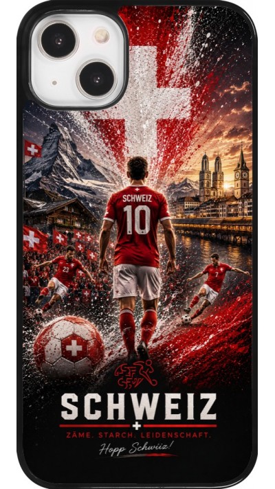 Coque iPhone 14 Plus - Football Schweiz splash 2026