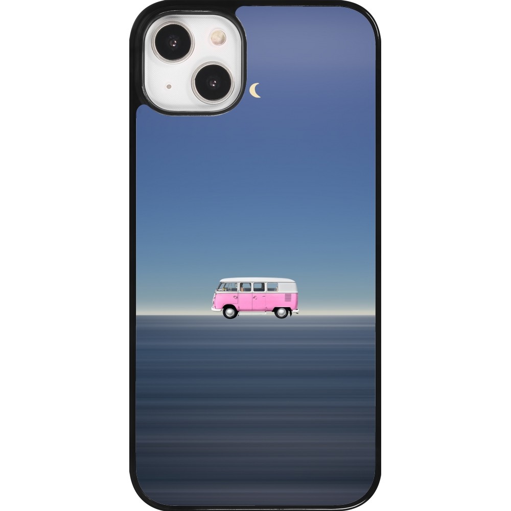 Coque iPhone 14 Plus - Spring 23 pink bus