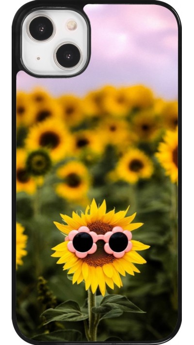Coque iPhone 14 Plus - Sunflower with glasses 2026