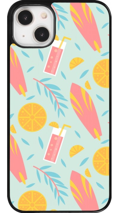 Coque iPhone 14 Plus - Summer 2025 Pattern citron