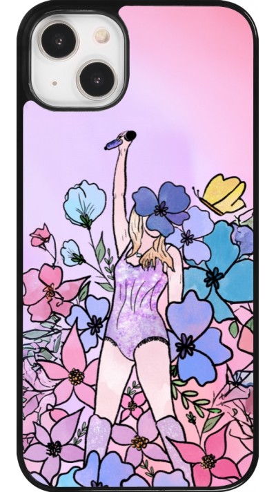 iPhone 14 Plus Case Hülle - Taylor Swift Sketch - Pink