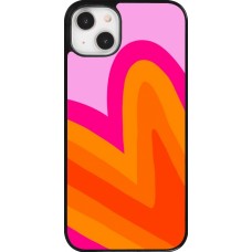 Coque iPhone 14 Plus - Valentine 2024 heart gradient