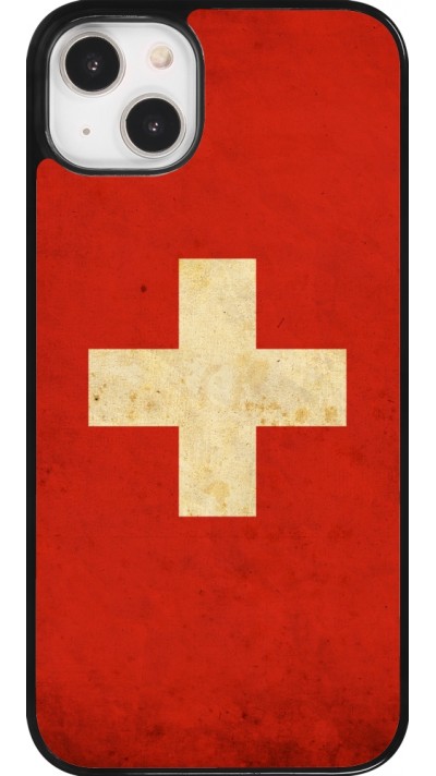 Coque iPhone 14 Plus - Vintage Flag SWISS