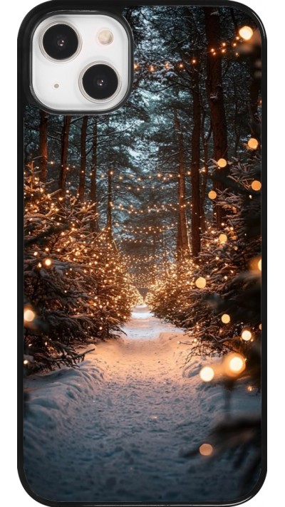 Coque iPhone 14 Plus - Winter 25 Winter snowy road