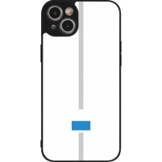 iPhone 14 Plus Case Hülle - Silikon schwarz Kanton LU weiss
