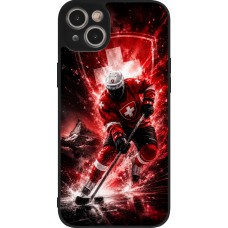 Coque iPhone 14 Plus - Silicone rigide noir Hockey World Championship Player
