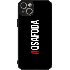 Coque iPhone 14 Plus - Silicone rigide noir Qsafoda 1