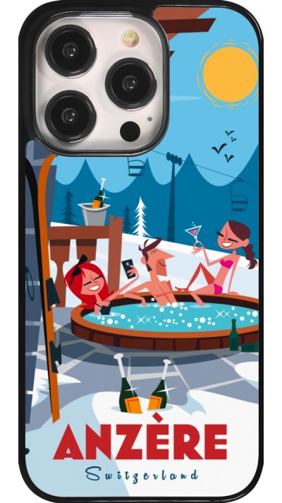 Coque iPhone 14 Pro - Anzère Mountain Jacuzzi