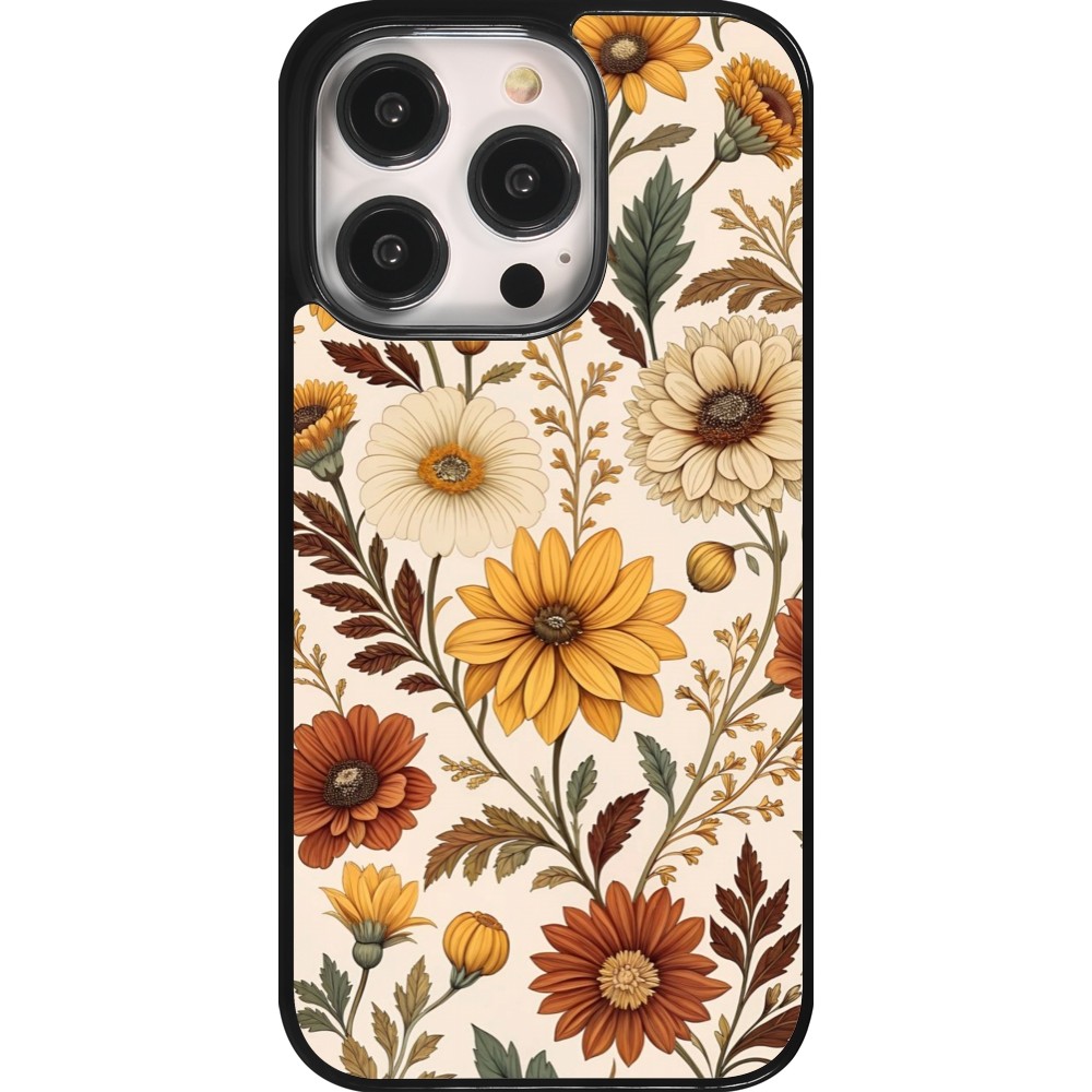 Coque iPhone 14 Pro - Autumn 25 Flower pattern