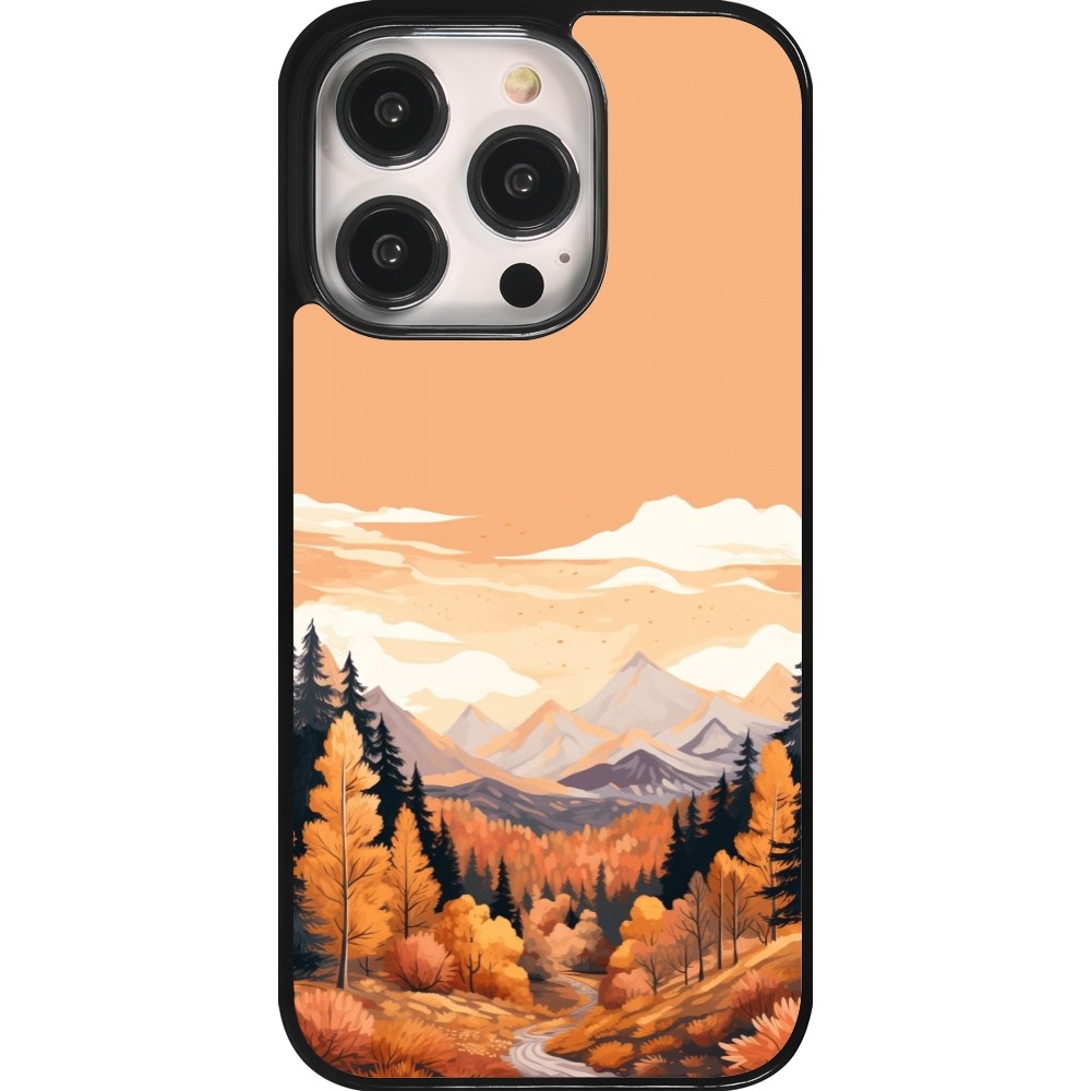Coque iPhone 14 Pro - Autumn 25 Mountains