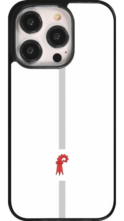iPhone 14 Pro Case Hülle - Kanton BL weiss
