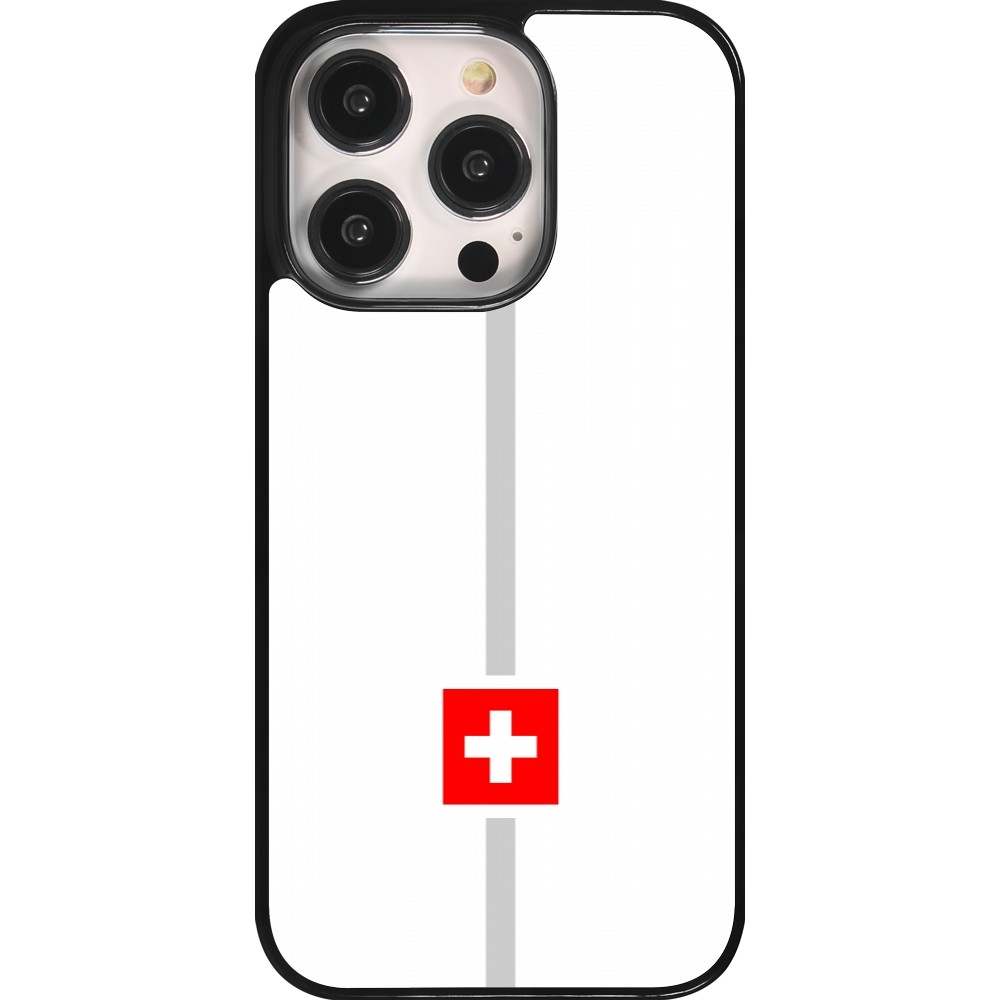 iPhone 14 Pro Case Hülle - Kanton CH weiss