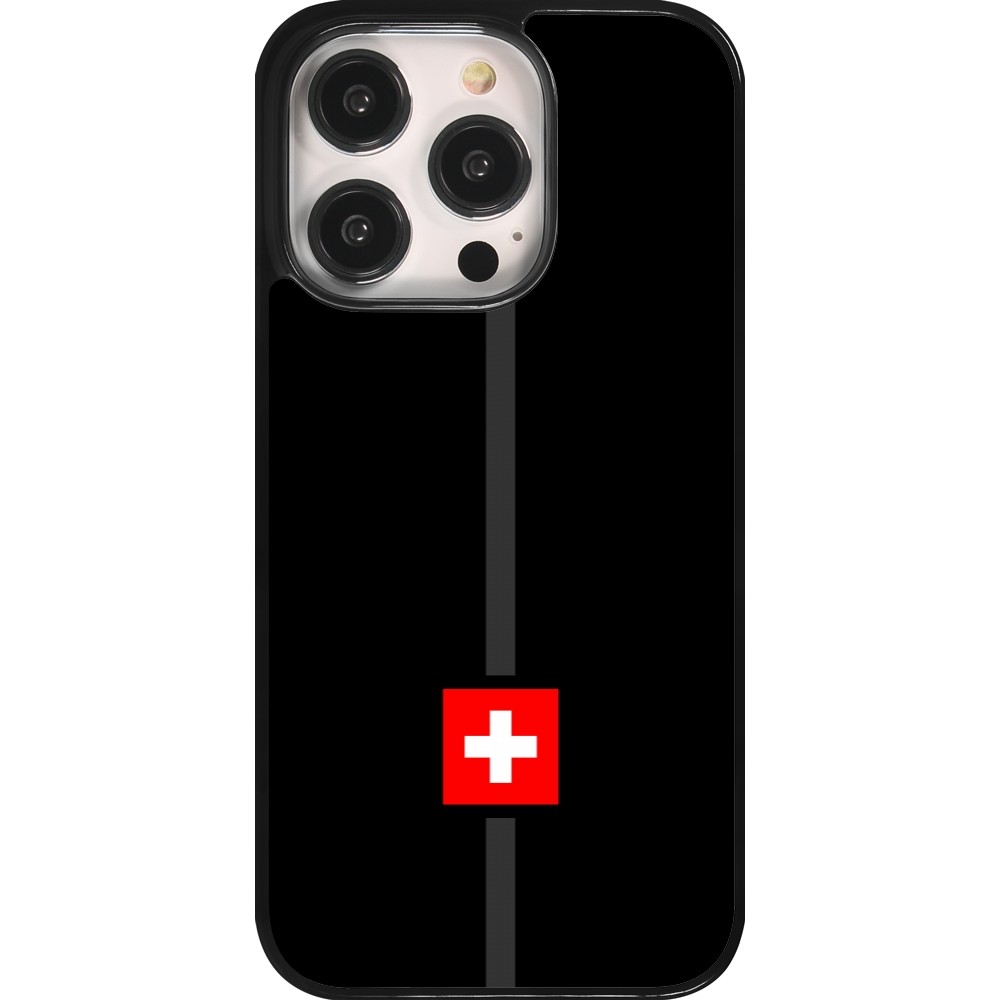 Coque iPhone 14 Pro - Canton CH noir