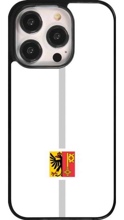 iPhone 14 Pro Case Hülle - Kanton GE weiss