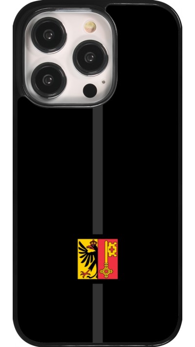 iPhone 14 Pro Case Hülle - Kanton GE schwarz