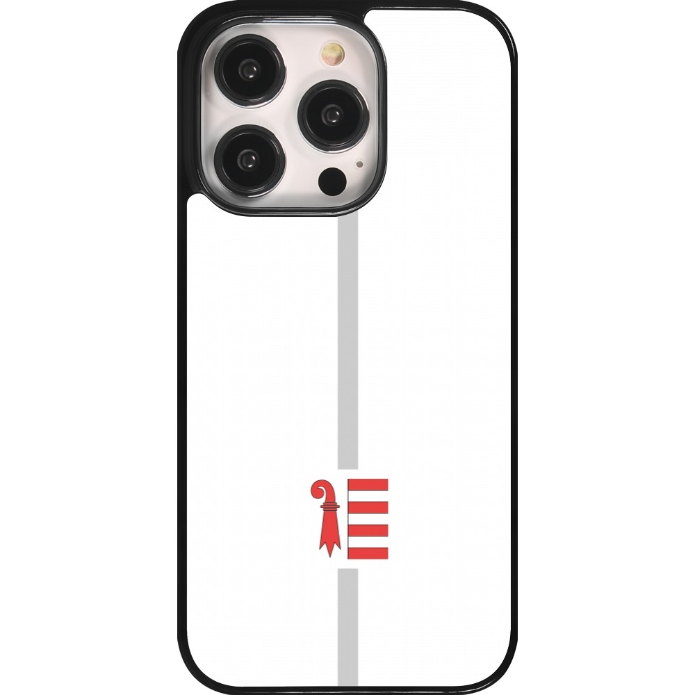 Coque iPhone 14 Pro - Canton JU blanc