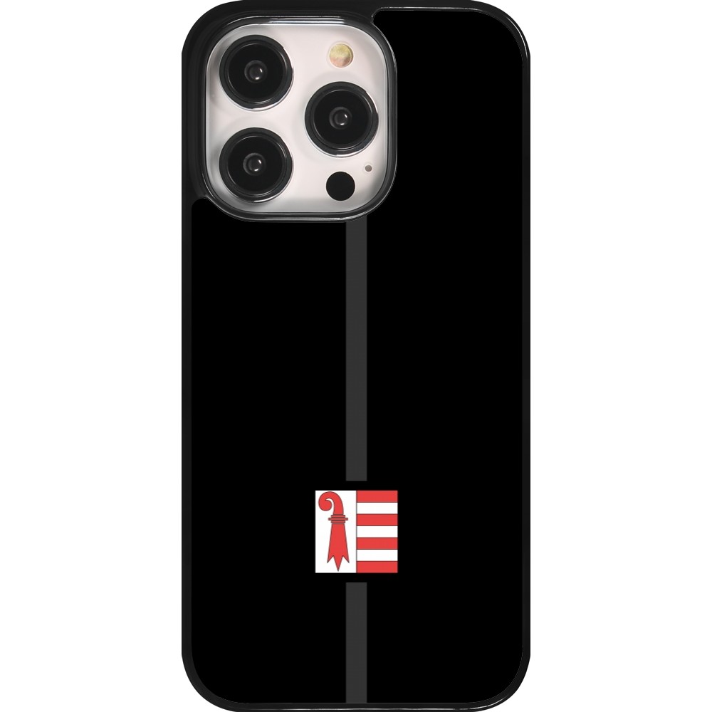 iPhone 14 Pro Case Hülle - Kanton JU schwarz