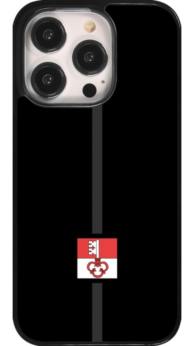 iPhone 14 Pro Case Hülle - Kanton OW schwarz