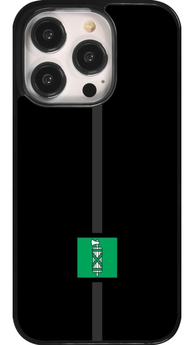 iPhone 14 Pro Case Hülle - Kanton SG schwarz