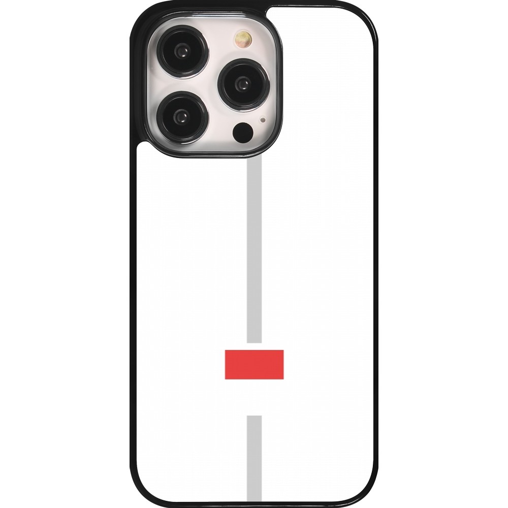 Coque iPhone 14 Pro - Canton SO blanc