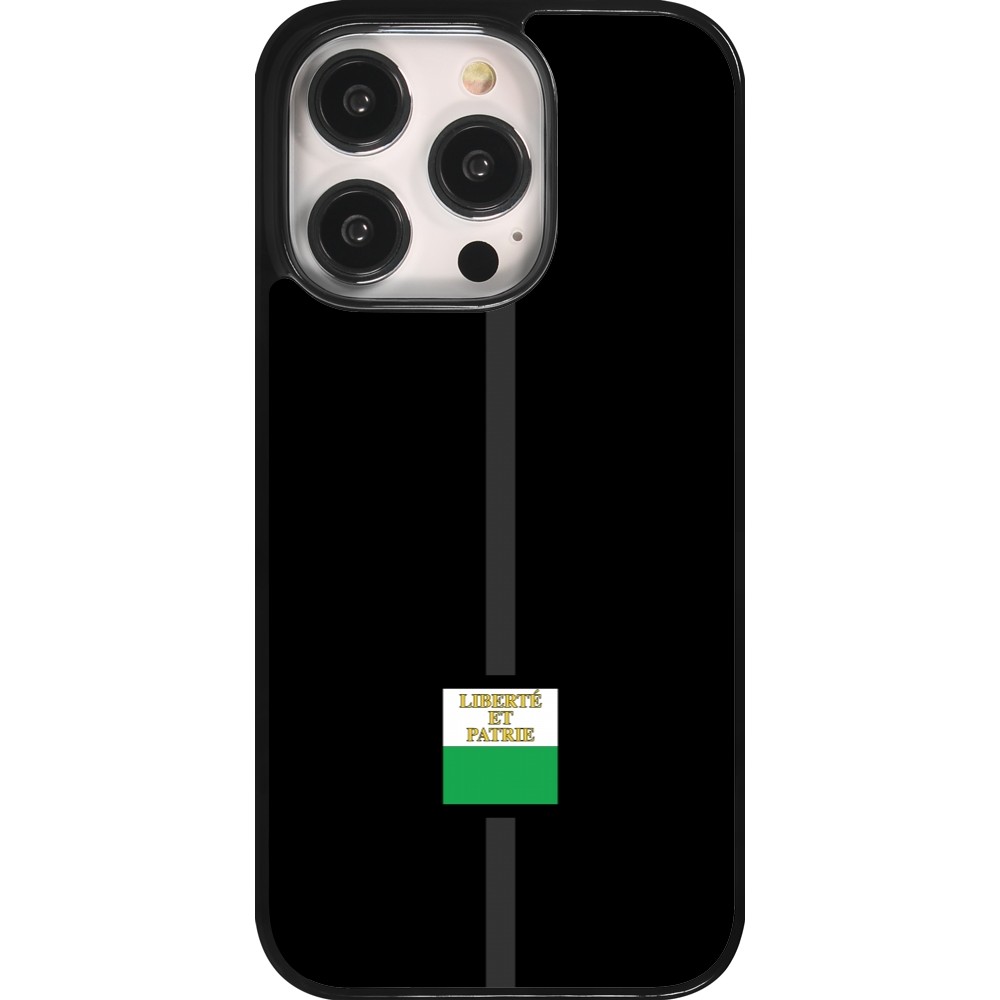 iPhone 14 Pro Case Hülle - Kanton VD schwarz