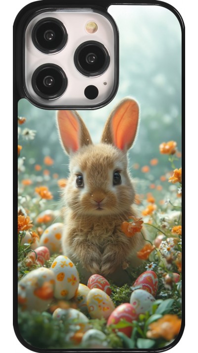 Coque iPhone 14 Pro - Easter 2026 Rabbit in the garden