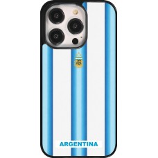 Coque iPhone 14 Pro - Maillot de football Argentine 2026 personnalisable