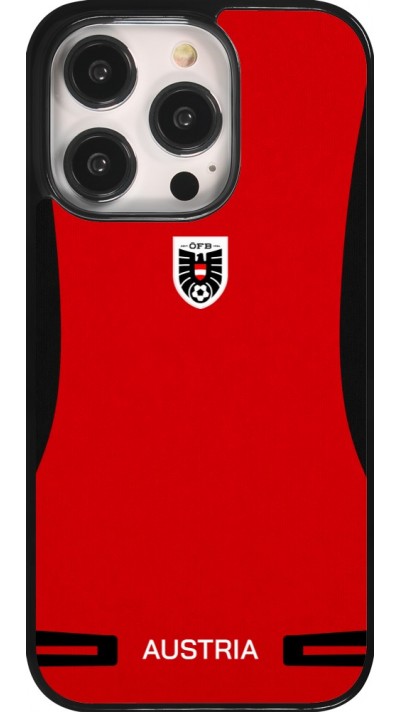Coque iPhone 14 Pro - Maillot de football Autriche 2026 personnalisable