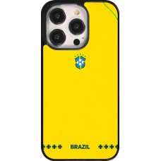Coque iPhone 14 Pro - Maillot de football Bresil 2026 personnalisable