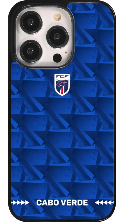 Coque iPhone 14 Pro - Maillot de football Cap-Vert 2026 personnalisable